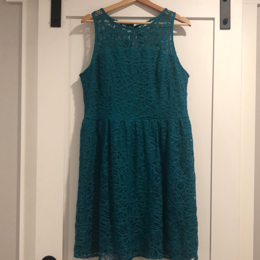 Cute Green Lace Dress